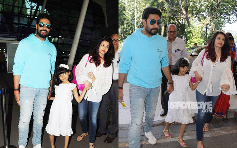 Aishwarya Rai Bachchan Will Celebrate Birthday In Goa; Actress Spotted With Abhishek-Aaradhya  At Airport