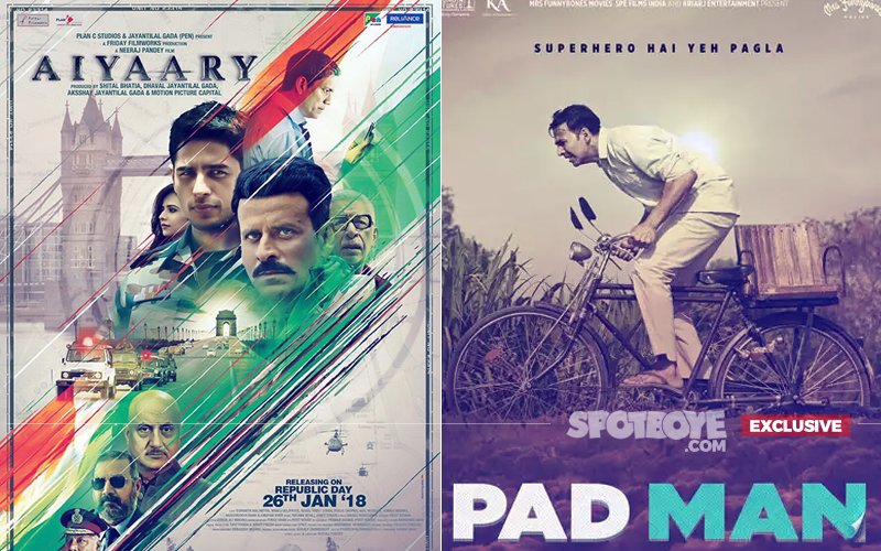 CONFIRMED: Aiyaary POSTPONED To February 16; Akshay Kumar's Pad Man Goes Solo This Friday