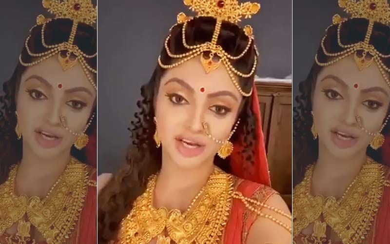 Akanksha Puri Gets Emotional As She Bids Goodbye; Shoots For The LAST Time As Devi Parvati In Vighnaharta Ganesha- VIDEO