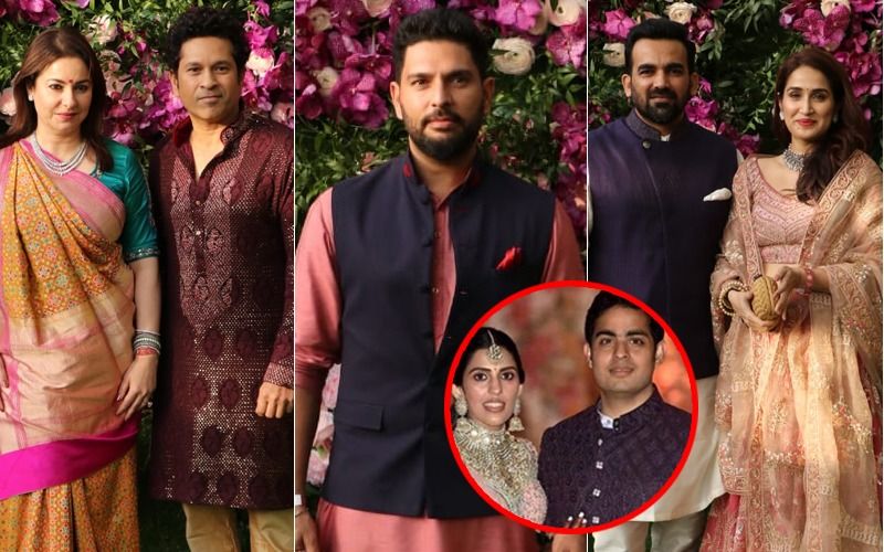 Akash Ambani-Shloka Mehta Wedding: Cricketers Sachin Tendulkar, Yuvraj Singh, Zaheer Khan Walk In To Wish The Couple