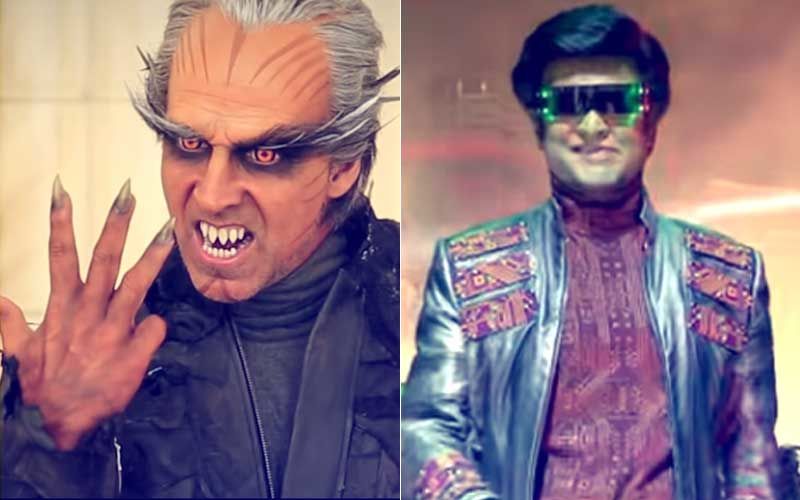 2.0 Behind-The-Scenes: Witness Akshay Kumar And Rajinikanth’s Dramatic Face Off As Chitti & Crowman