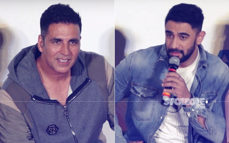 Akshay Kumar Is Engrossed In Conversation With ‘Shirtless’ Amit Sadh – View Pic