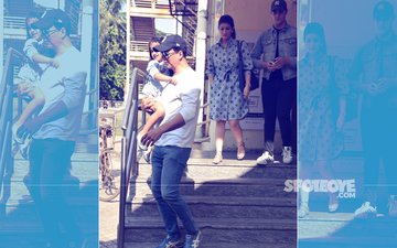 SPOTTED: Akshay Kumar & Twinkle Khanna Watch Thor With Kids Nitara & Aarav At PVR Juhu
