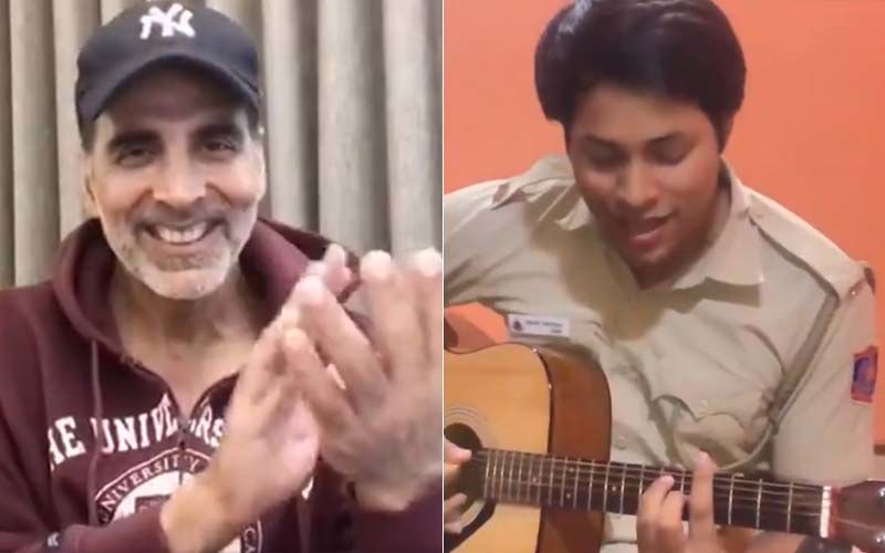 Akshay Kumar Is In Complete Awe Of A Delhi Cop Who Sang His Song 'Teri Mitti' With Sheer Gusto– VIDEO