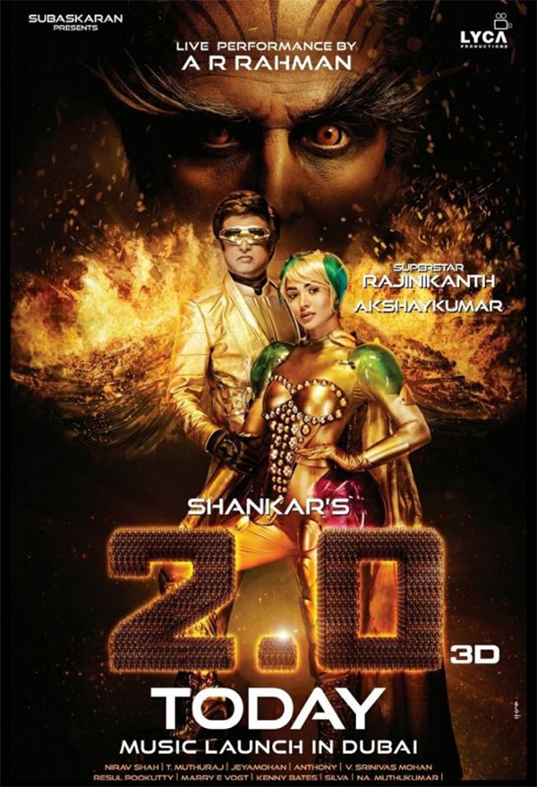 akshay kumar robot poster with rajinikanth amy jackson