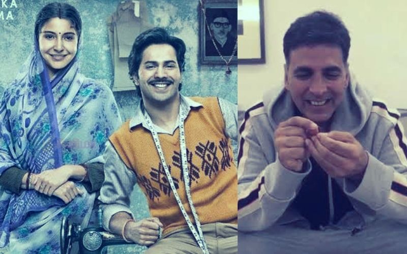 #SuiDhaagaChallenge वरुण धवन के इस चैलेंज में अक्षय कुमार की हालत हुई पतली, शेयर किया वीडियो