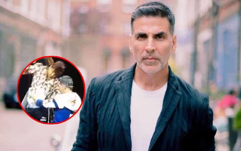 Akshay Kumar Rescues An Artist Who Fell Unconscious On A Harness - WATCH VIDEO