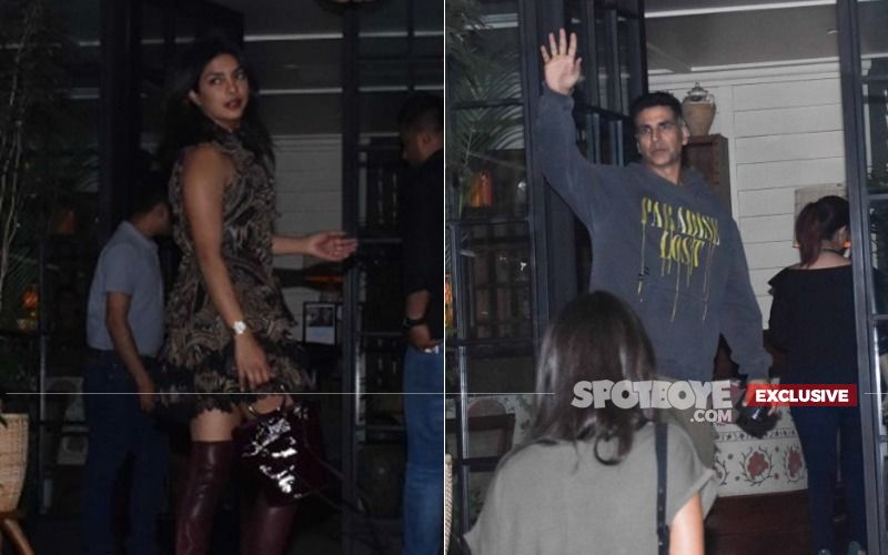 Priyanka Chopra And Akshay Kumar Find Themselves Dining In The Same Restaurant, At The Same Time!