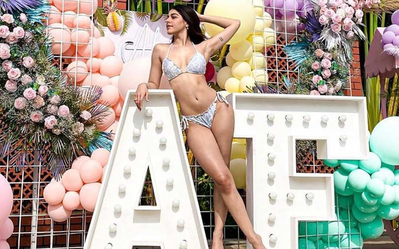 Alaya F Poses Sultrily In A Metallic Bikini As She Rings In Her 23rd Birthday In Style, The Beautiful Décor Is Lit ‘AF’