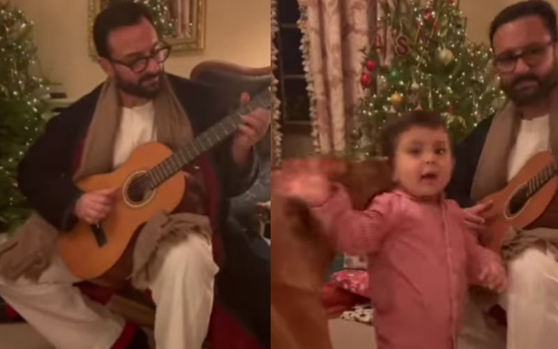 Christmas 2022: Kareena Kapoor Shares Video Of Hubby Saif Ali Khan Playing The Guitar, Jeh Steals The Show- WATCH