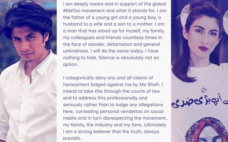Ali Zafar Denies Sexual Harassment Accusations; Says Will Take Meesha Shafi To Court