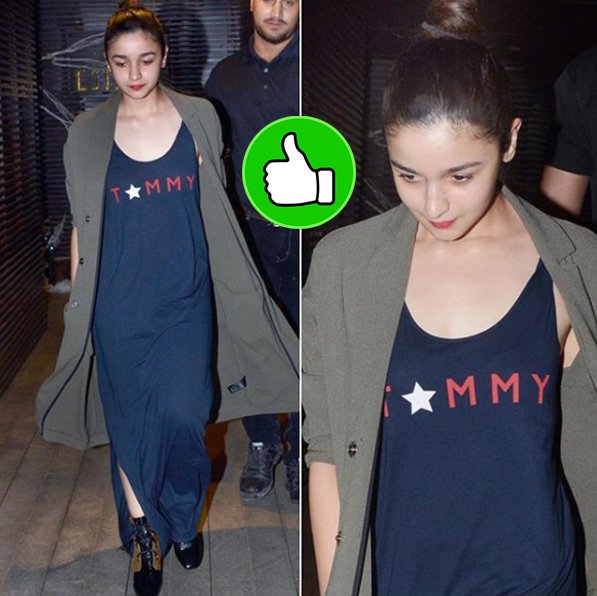 alia bhatt looks hot in a dress