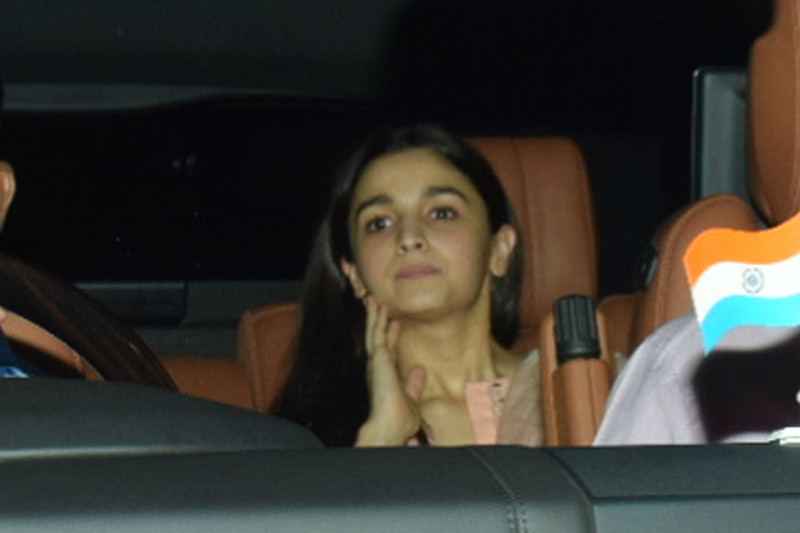alia bhatt snapped at sanju screening alia bhatt snapped at sanju screening