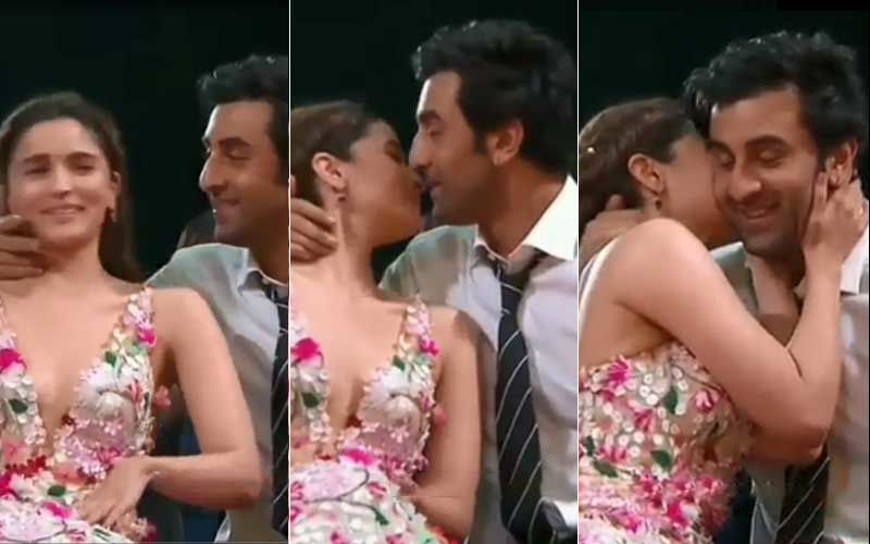 Alia Bhatt-Ranbir Kapoor’s Awkward Moment- Kiss On Lips Or Cheeks?