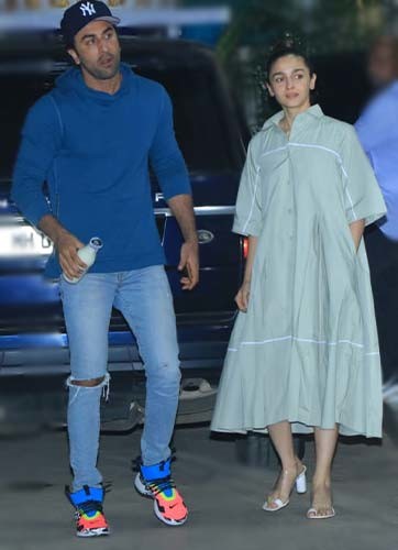 Alia Bhatt keeps it simple in white while Ranbir Kapoor rocks a Rs 1 lakh  Dior shirt for their date night