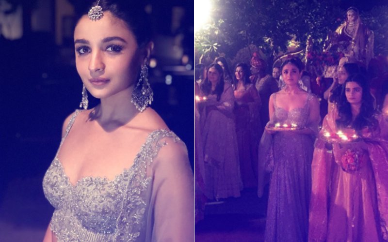 MY BEST FRIEND'S WEDDING: Alia Bhatt Shines In A Shimmery Lehenga As She Walks With The Bride's Doli