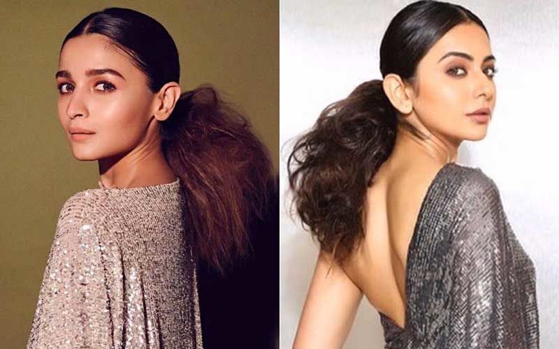 Diet Sabya Calls Out Rakul Preet For Copying Alia Bhatt’s One-Shoulder Sequin Dress; Netizens DISAGREE