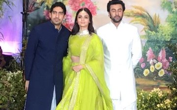 सोनम के रिसेप्शन में एक साथ एंट्री मारी रणबीर कपूर और आलिया भट्ट ने, साथ नजर आए अयान मुखर्जी भी