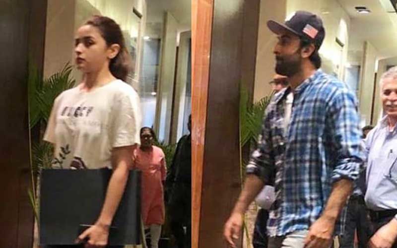 Ranbir Kapoor-Alia Bhatt Spotted At Interior Designer Firm- Time To Move In Together?
