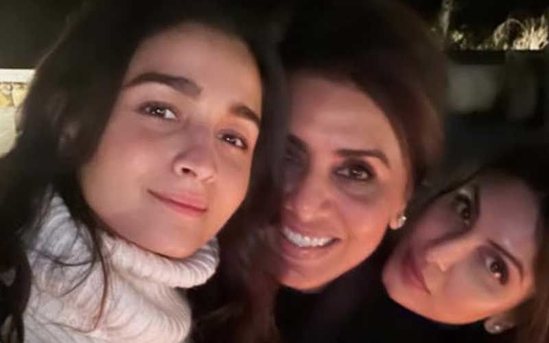 Alia Bhatt Clicks A Perfect Selfie With Beau Ranbir Kapoor’s Mom Neetu Kapoor And Sis Riddhima Sahni In Ranthambore; It’s Everything Adorable