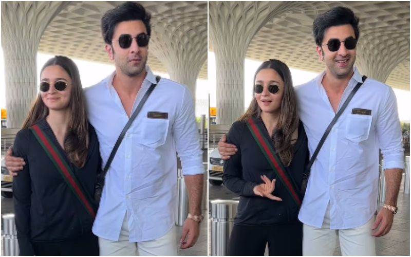 Alia Bhatt Gets Jealous As Paparazzi Praise Ranbir Kapoor’s Clean Shaven Look; Fans Go Gaga Seeing The Couple Together After A Longtime
