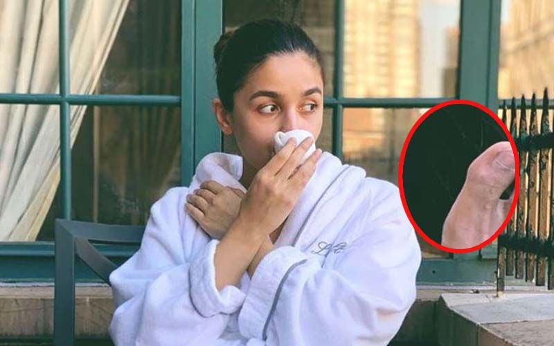 Is It Ranbir Kapoor’s Foot Photobombing Alia Bhatt’s Latest Picture? Netizens Think So!