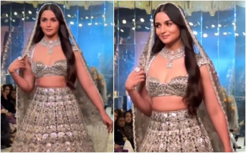 Alia Bhatt ‘Doesn’t Look Comfortable’ Claims Internets As She Walks The Ramp For Manish Malhotra In Heavy Bridal Wear- Watch Video