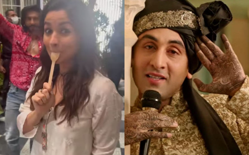 Rocky Aur Rani Kii Prem Kahaani: Alia Bhatt, Ranveer Singh look captivating  in wedding photoshoot; fans react