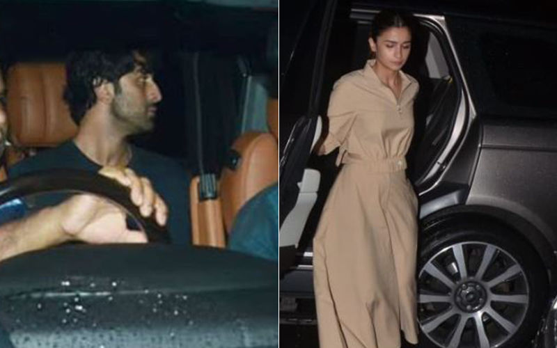 Alia Bhatt-Ranbir Kapoor Look Mighty Fine  As They Step Out In Style For A Meeting At Dharma Productions’ Office - PICS