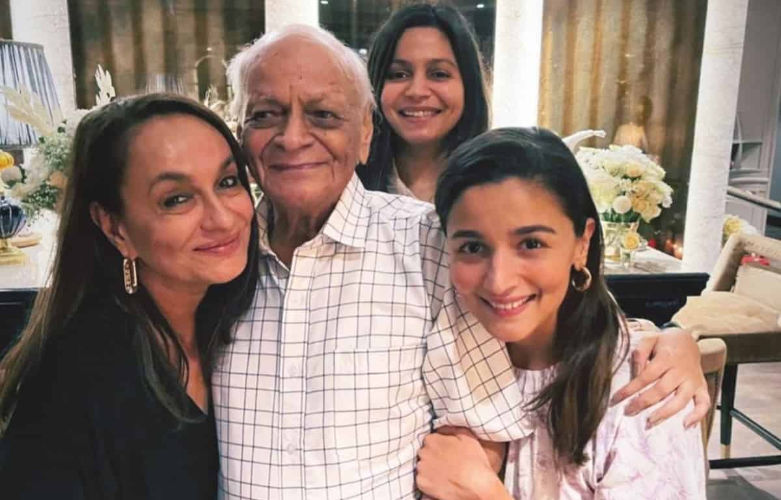 Alia Bhatt's Grandfather Narendranath Razdan Passes Away At 94; Actress Mourns Sad Demise Of Her Hero; Says, ‘My Heart Is Full Of Sorrow’