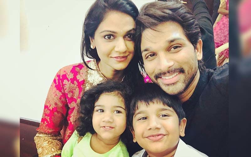 Allu Arjun Spends A Happy Time With Daughter Arha And Son Ayaan In Hyderabad; Watch The Adorable Video