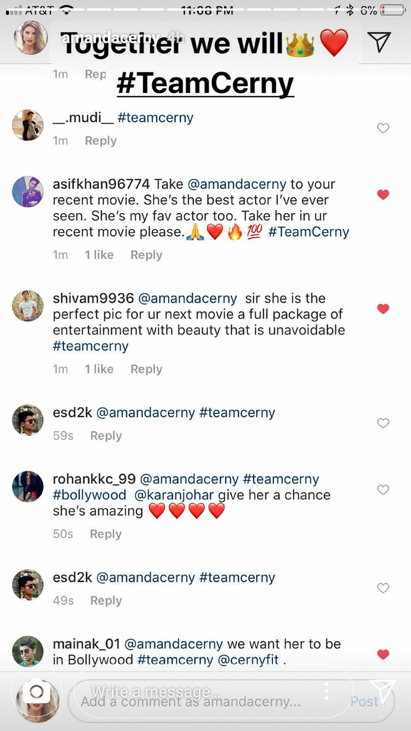 amanda cerny fans screenshots with more fans