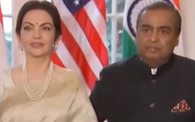 Mukesh Ambani-Nita Ambani’s Entry At The White House, During The US State Dinner Grabs Eyeballs- Watch VIRAL Video