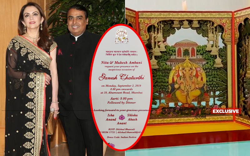 Ambanis’ Ganesh Chaturthi Invitation Card Is Purely Divine- EXCLUSIVE Pics Inside