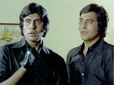 amitabh bachchan and vinod khanna during the start od their career