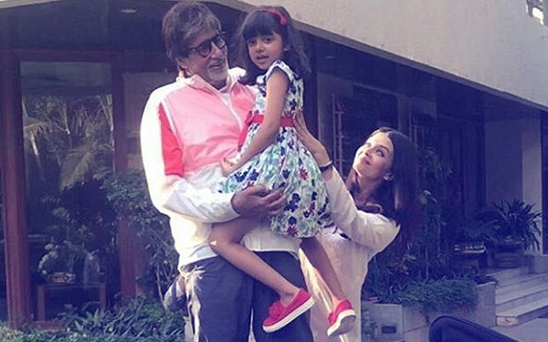 IN PICS: Aaradhya Bachchan Waves At Grandfather Amitabh Bachchan’s Fans