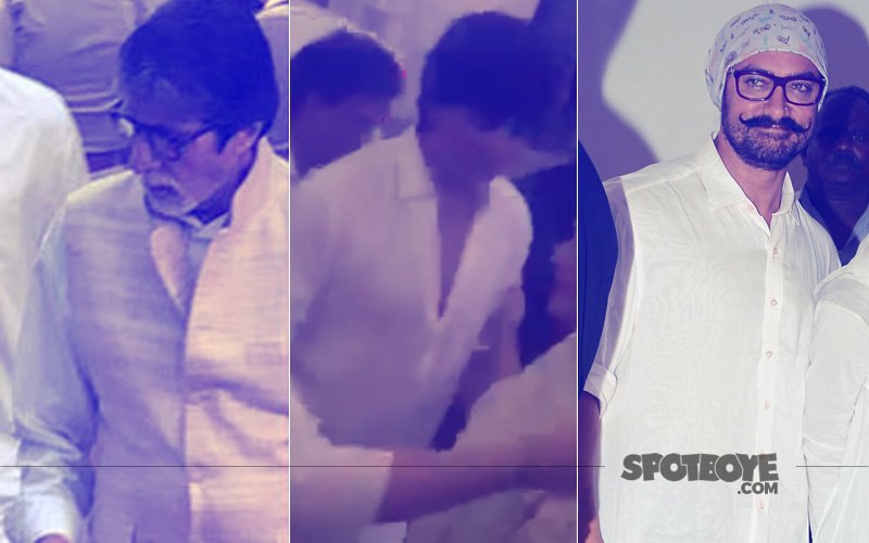 Amitabh Bachchan, Shah Rukh Khan, Aamir Khan Gather At Vinod Khanna’s Prayer Meet