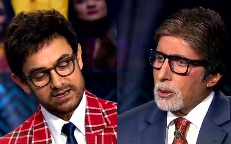 KBC शो में आमिर खान ने अमिताभ बच्चन से पुछा ऐसा सवाल कि दंग रह गए बिग बी