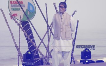Amitabh Bachchan Participates In The Cleanliness Drive On The Occasion Of Gandhi Jayanti