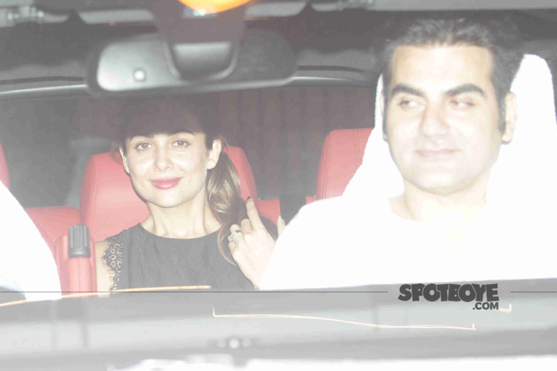 amrita arora with arbaaz khan at ritesh sidhwani birthday bash