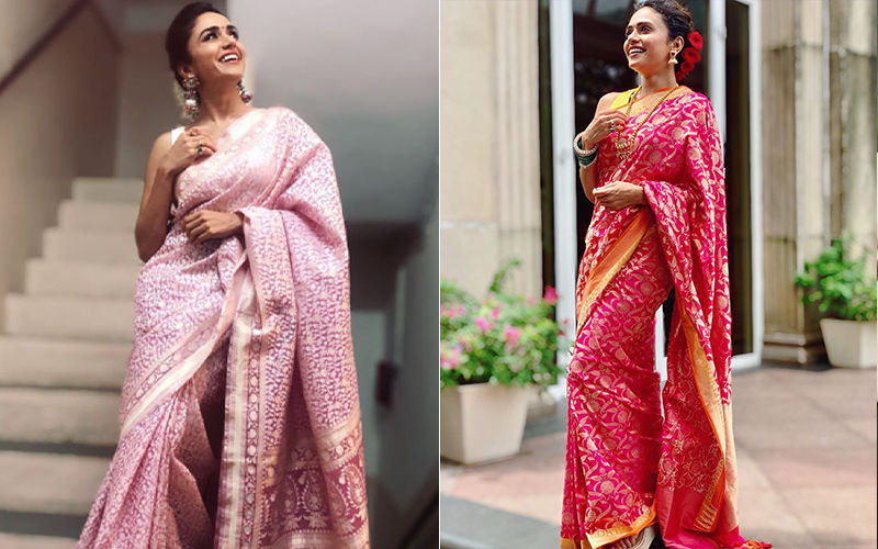 Amruta Khanvilkar's Love For Pink Meets A Traditional  Look In Her New Post