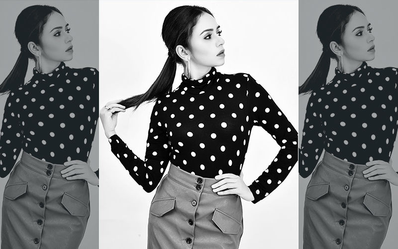 Amruta Khanvilkar's Monochrome Radiance Is Soaring Temperatures Through The Roof