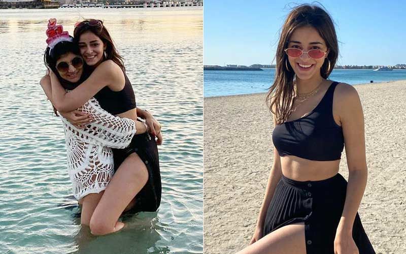 Ananya Panday Clings On To Girlfriend As The Two Make A Splash In The Water During Dubai Vacay: Pics