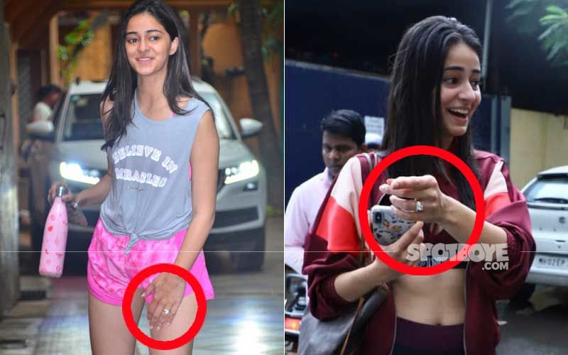 Ananya Panday Flaunts Her Sparkling Diamond Ring Post Her Dance Rehearsals
