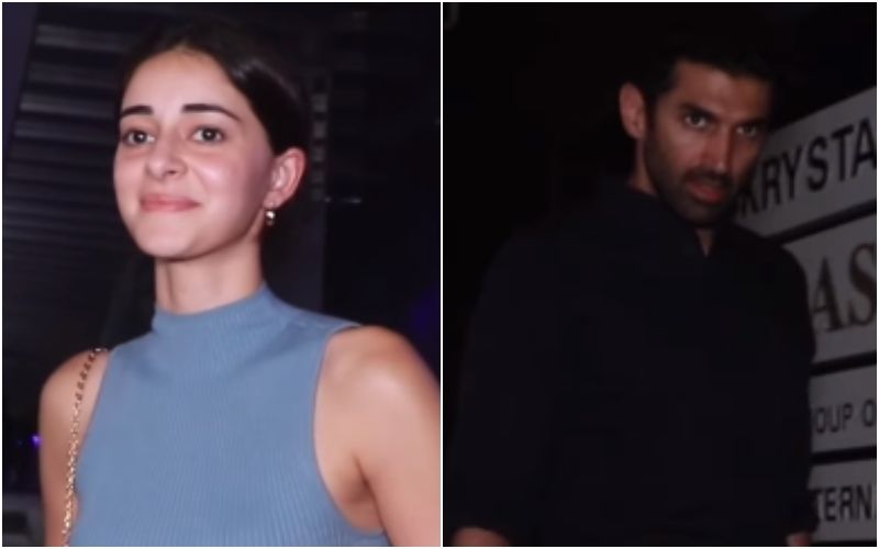 OMG! Ananya Panday-Aditya Roy Kapur Spotted On A Dinner DATE, Amid Dating Speculation? Rumoured Couple Refuses To Pose Together- WATCH