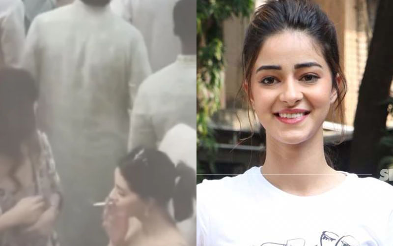 OMG! Ananya Panday Caught SMOKING At Cousin Alanna Panday's Mehendi; Actress Brutally TROLLED; Netizen Says ‘Shame On Her’-See PIC