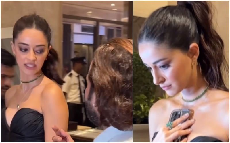 Ananya Panday Gets Uncomfortable As A Fan Touches Her Without Consent At A Recent Mumbai Event- VIDEO INSIDE