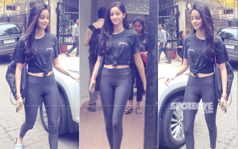 Gym Ready: SOTY 2's Ananya Panday Makes Heads Turn In All-Black Fitness Gear