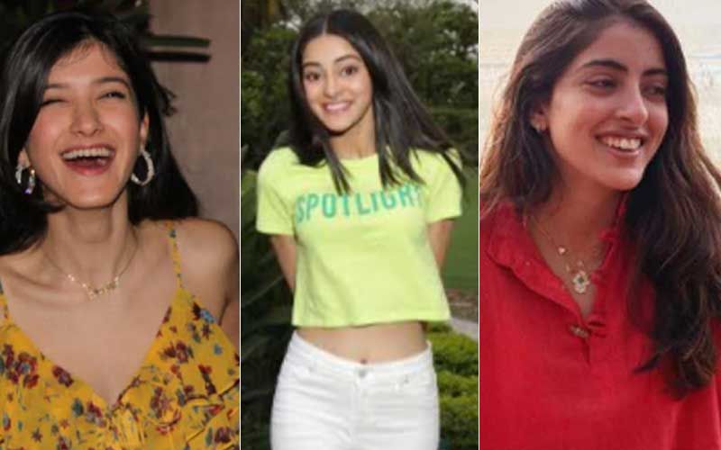 Bollywood BFFs Ananya Panday, Navya Naveli And Shanaya Kapoor Snapped Post Their Dinner Outing