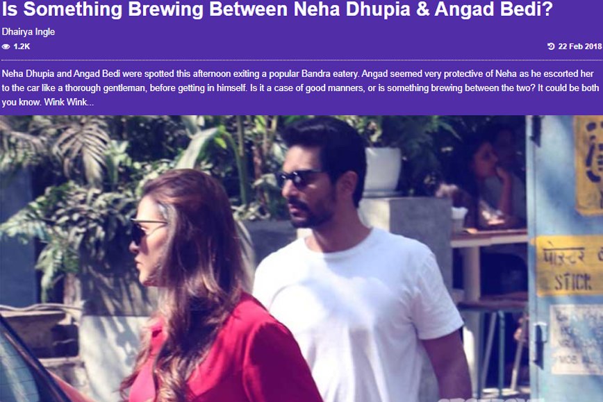 angad bedi and neha dhupia